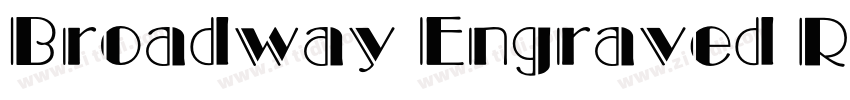 Broadway Engraved Re字体转换